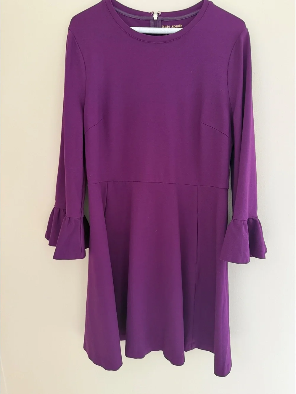 XL Kate Spade purple eggplant midi dress